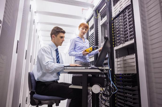 Computer Technician Representing Disaster Recovery Plan